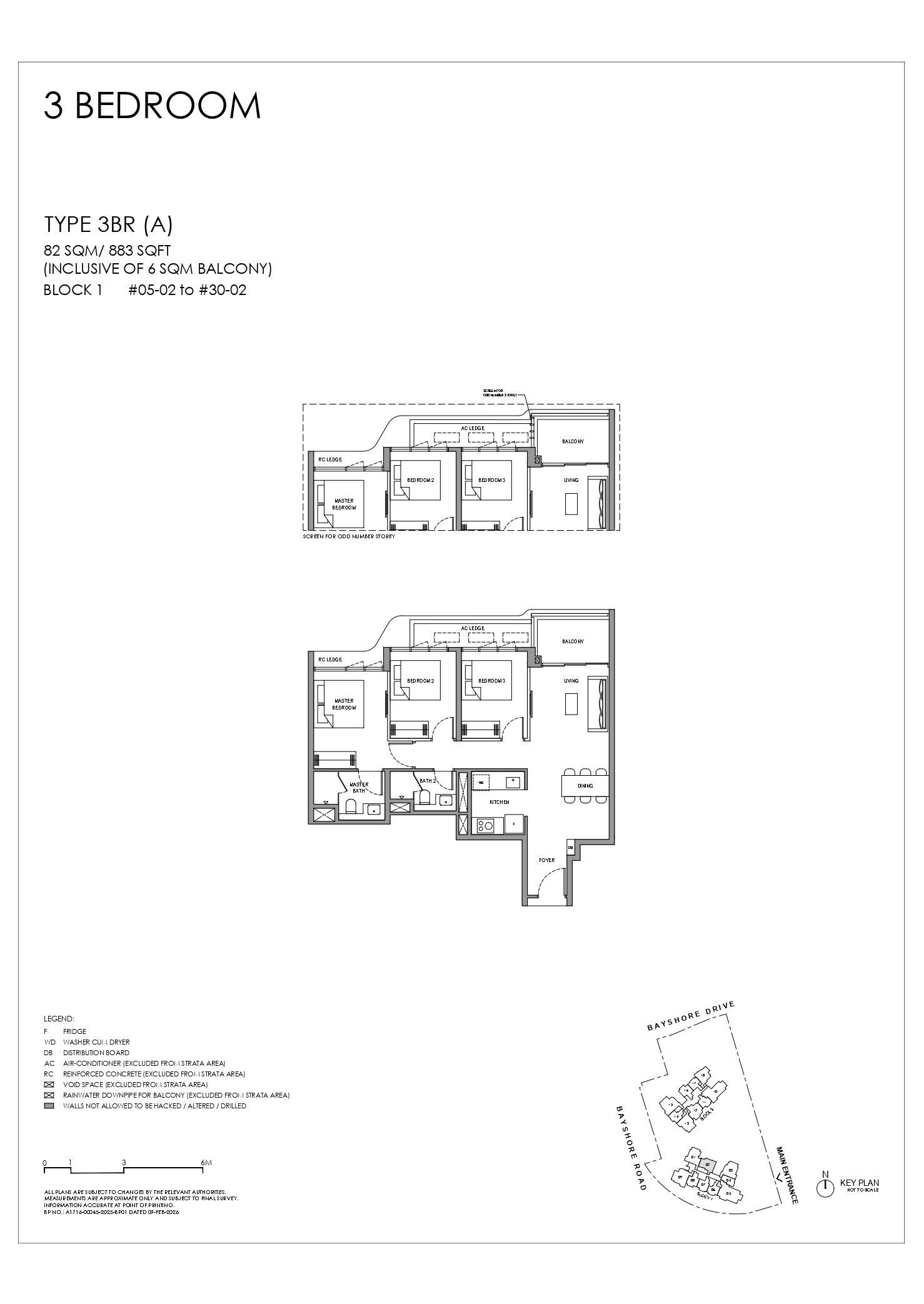 3 Bedroom Floor Plan